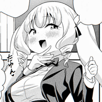 【自截/黑白头像/漫画女头】