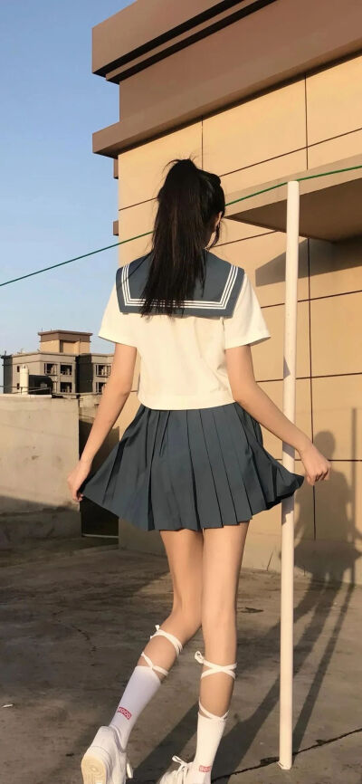 jk制服，jk女孩，jk少女，JK服壁纸