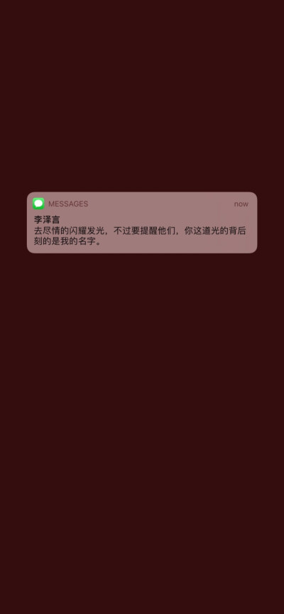 李泽言 语录壁纸