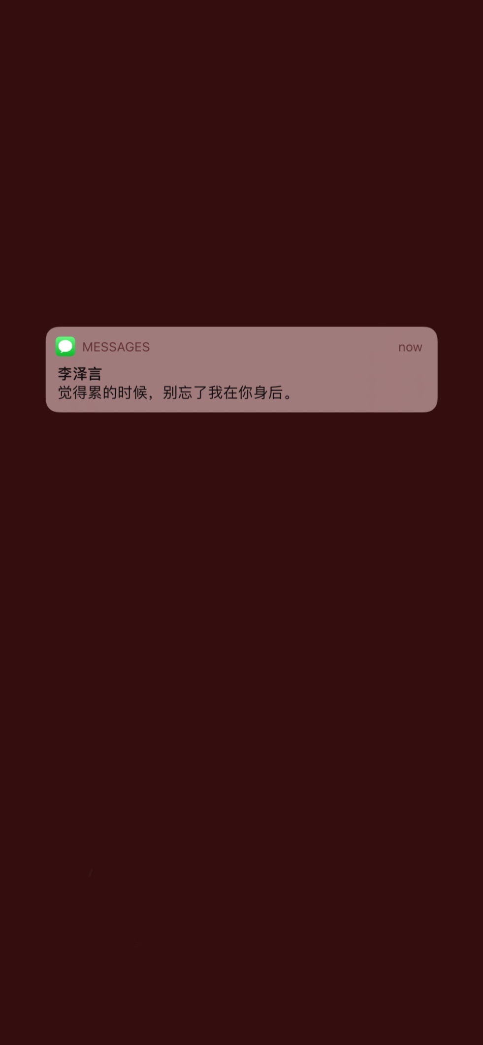 李泽言 语录壁纸