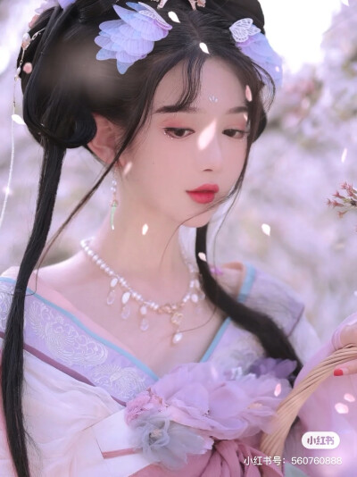 樱花仙子汉服妆造汉服发型