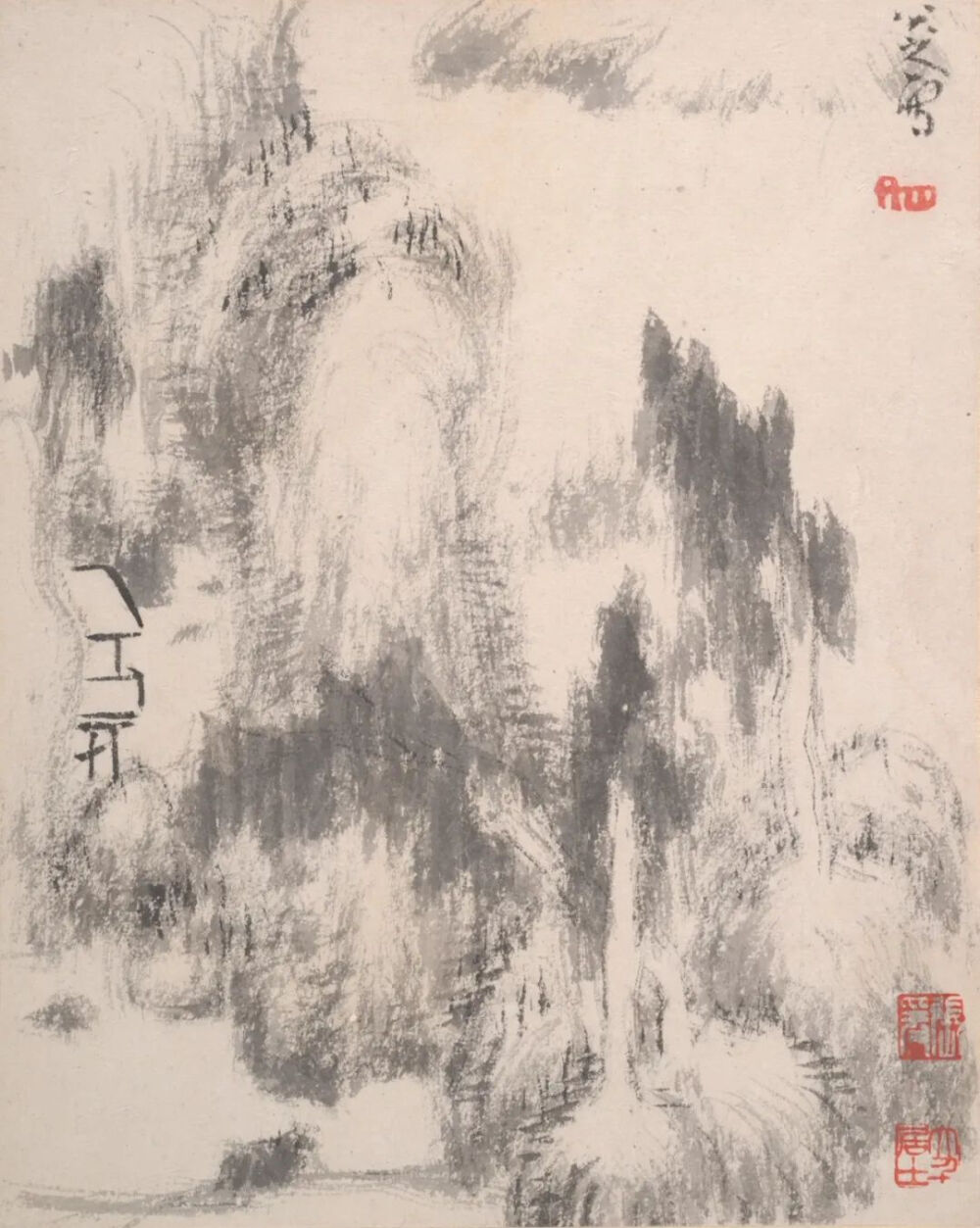 朱耷 山水册之三