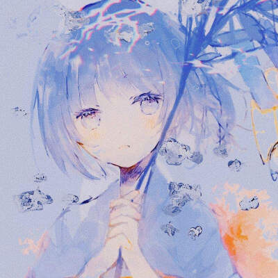 蓝色系头像☆二次元头像