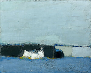 蓝色是你的赤诚与忧郁。作者：Nicolas de Staël ​