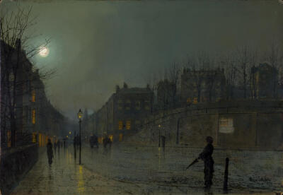 约翰·阿特金森·格里姆肖 (John Atkinson Grimshaw）绘画作品欣赏。