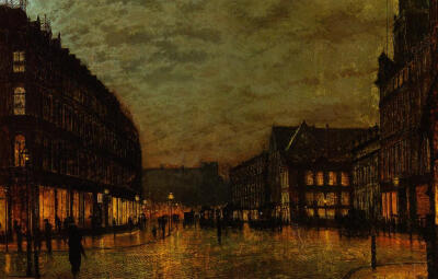 约翰·阿特金森·格里姆肖 (John Atkinson Grimshaw）绘画作品欣赏。