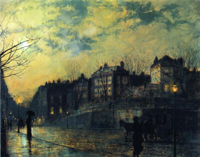 约翰·阿特金森·格里姆肖 (John Atkinson Grimshaw）绘画作品欣赏。