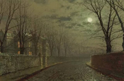 约翰·阿特金森·格里姆肖 (John Atkinson Grimshaw）绘画作品欣赏。