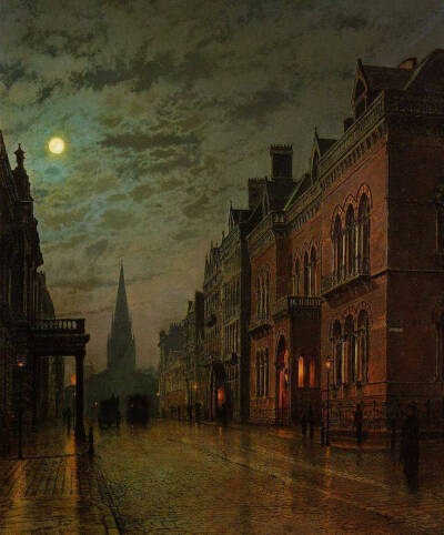 约翰·阿特金森·格里姆肖 (John Atkinson Grimshaw）绘画作品欣赏。