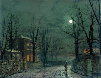 约翰·阿特金森·格里姆肖 (John Atkinson Grimshaw）绘画作品欣赏。