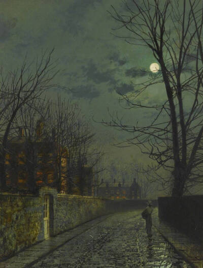 约翰·阿特金森·格里姆肖 (John Atkinson Grimshaw）绘画作品欣赏。