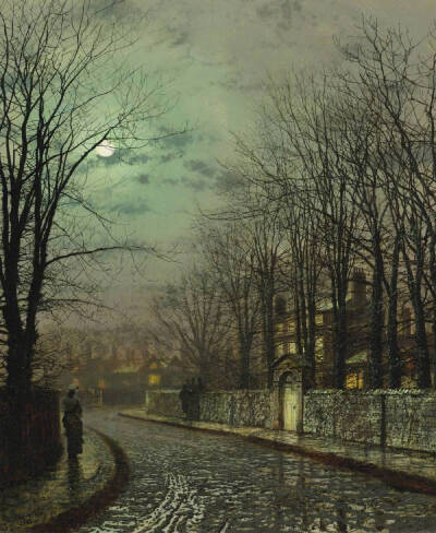 约翰·阿特金森·格里姆肖 (John Atkinson Grimshaw）绘画作品欣赏。