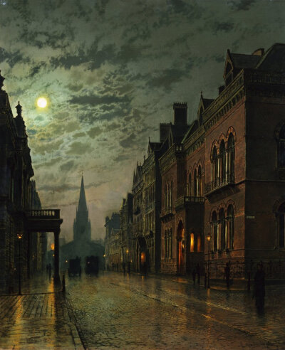 约翰·阿特金森·格里姆肖 (John Atkinson Grimshaw）绘画作品欣赏。