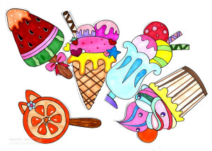 剪贴画我的冰淇淋店