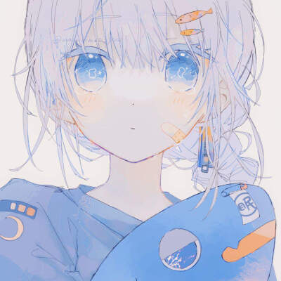 超精致蓝色系女头