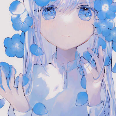 超精致蓝色系女头