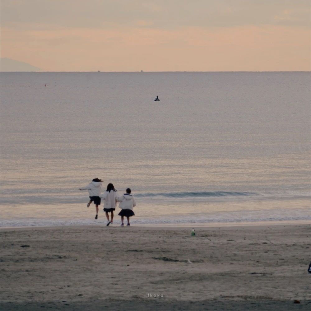 黄昏 落日 海边