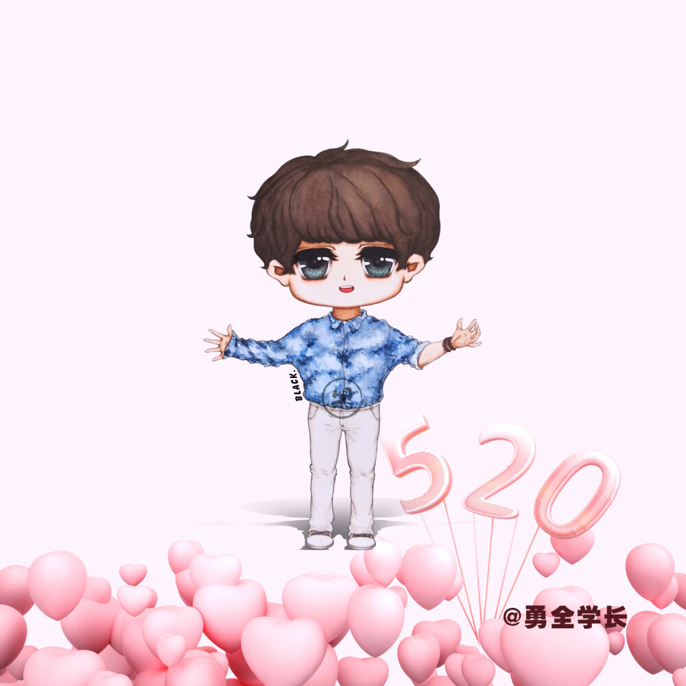 勇全学长卡通漫画原创头像