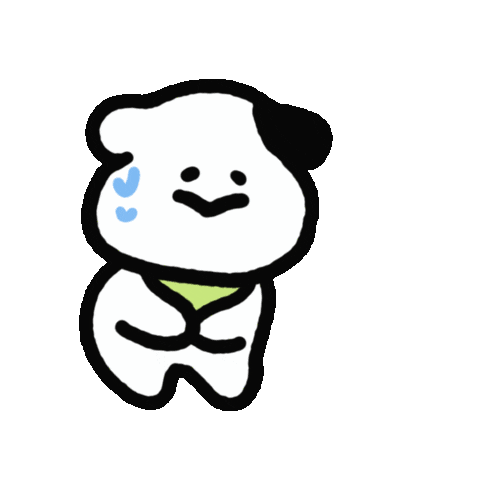 黑白奶牛表情包 来自ins插画博主:soconsocon