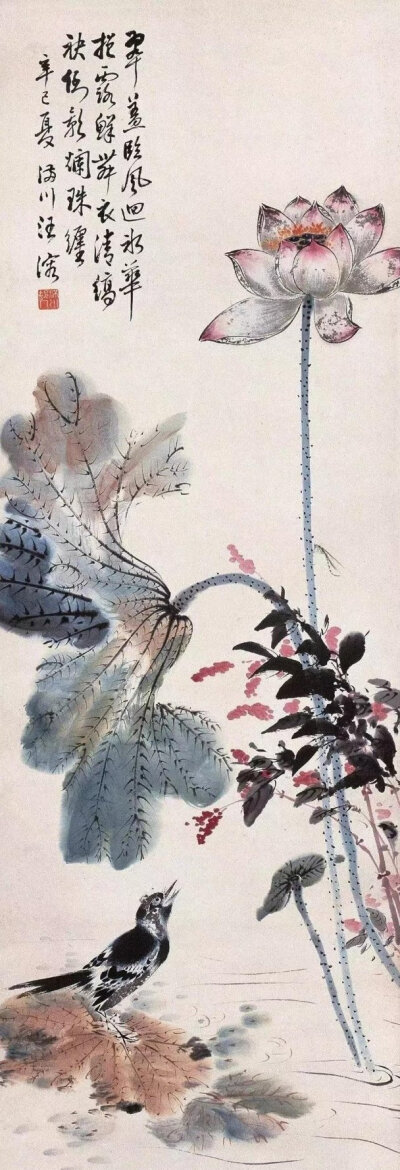 【汪慎生 花鸟画荷花水鸟翠鸟鸳鸯鸭子】
汪慎生 （1896-1972）名溶，字慎生。安徽歙县满川村（现汪满田）人。幼在浙江兰溪当学徒，后在上海画炭画谋生。约30年代初到京，先后任私立京华美术专科学校和辅仁大学美术…