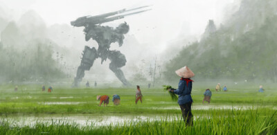 艺术家 Jakub Rozalski 的一组作品，极强的故事感和丰富细腻的细节，太出色了！ ​​​​