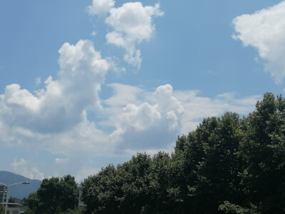 天空 场景 自拍