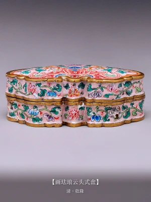 清乾隆珐琅彩竹菊鹌鹑图瓶上海博物馆藏​​​ - 高清图片，堆糖，美图壁纸