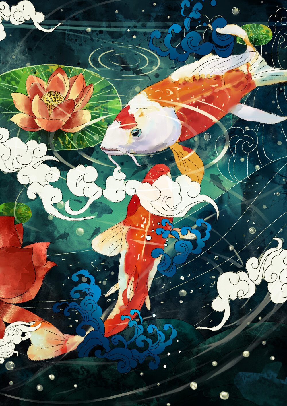 国潮风素材背景