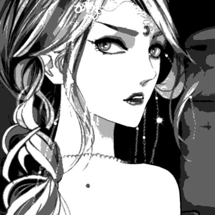 漫截/调 藤女 #黑白动漫女头#禁二改#二传标玫吟/ps.原漫画是彩色