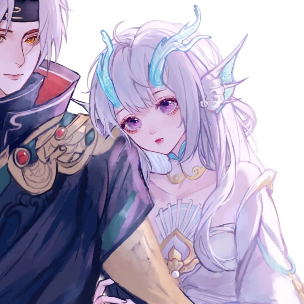 情侣头像,云鹰飞将,游龙清影