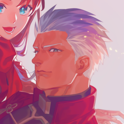 Fate 远坂凛 Archer/卫宫 动漫情头 情侣头像