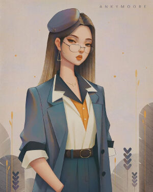 现代女