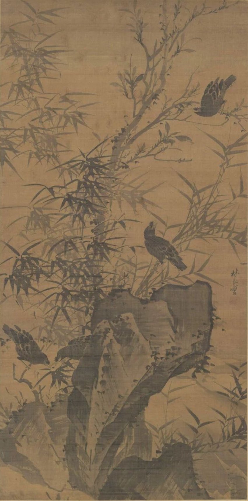 【林良 明 水墨花鸟画】
林良（约1428-1494），字以善，南海(今属广东省广州)人，中国明代著名画家。史料曾记载“林良吕纪，天下无比”，他因善画而被荐入宫廷，授工部营缮所丞，后任锦衣卫指挥、镇抚，值仁智殿。林良擅画花果、翎毛，着色简淡，备见精巧。其水墨禽鸟、树石，继承南宋院体画派放纵简括笔法，遒劲飞动，有类草书，墨色灵活，为明代院体 花鸟画的代表作家，也是明代水墨写意画派的开创者。传世作品有《灌木集禽图》、《山茶白羽图》、《双鹰图》等。
#这就是中国风# #非遗在身边# #长得好看是一种职场优势吗# 画的好看也是吧[吃瓜]