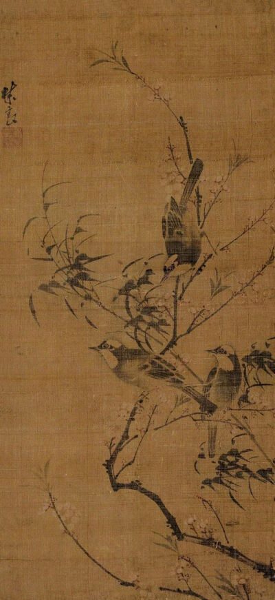 【林良 明 水墨花鸟画】
林良（约1428-1494），字以善，南海(今属广东省广州)人，中国明代著名画家。史料曾记载“林良吕纪，天下无比”，他因善画而被荐入宫廷，授工部营缮所丞，后任锦衣卫指挥、镇抚，值仁智殿?！? data-iid=