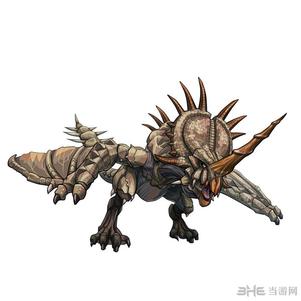 一角龙2“摩诺波罗斯·白一角龙”飞龙种 亚种~潜地突袭02