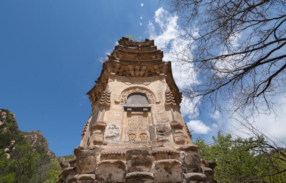 京 昌平 法华寺半截塔