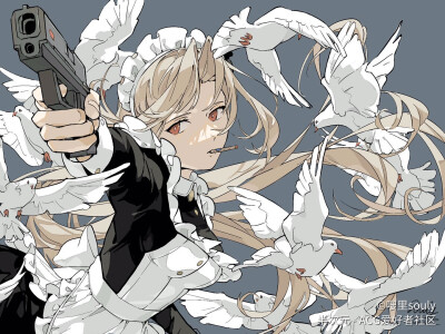 动漫 插画 女孩