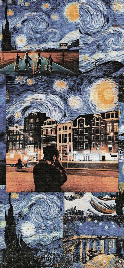 拼接式壁纸（侵删）