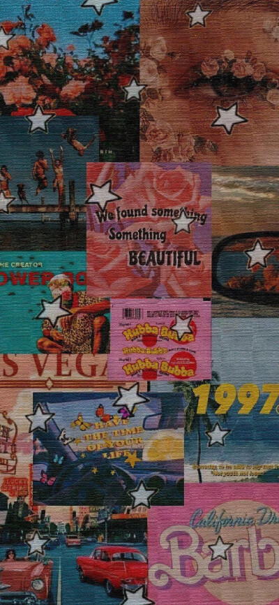 拼接式壁纸（侵删）