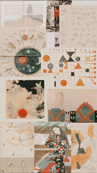 拼接式壁纸（侵删）