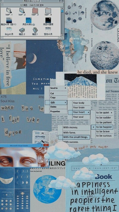 拼接式壁纸（侵删）