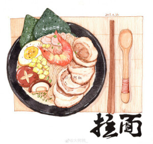 美食插画
画师：大阿桃