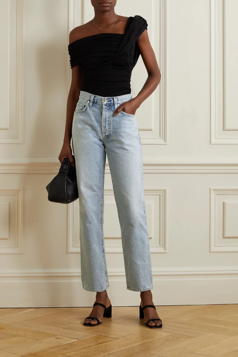 goldsign 这款 "harper" 高腰直筒牛仔裤… - 高清图片,堆糖,美图壁纸