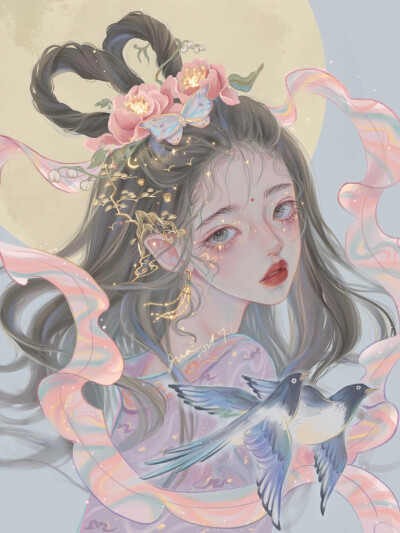 七夕主题
牛郎画师：Hannah咪酱
织女画师：gua老师