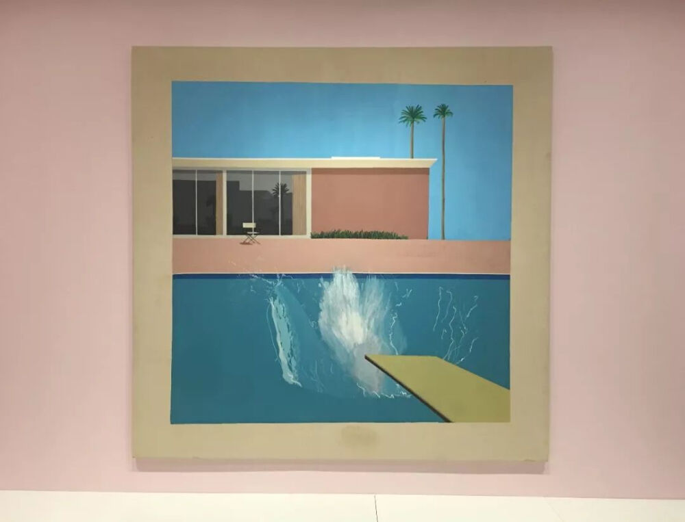 大卫霍克尼大水花展览