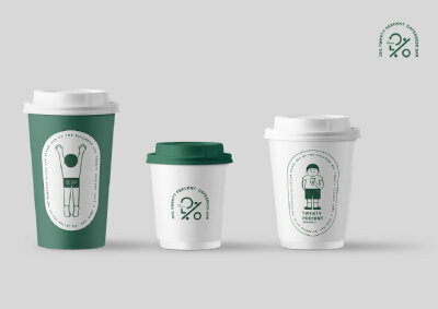 TWENTY PERCENT | 20%咖啡品牌logo设计及vi设计
via：上锦品牌设计 ​​​