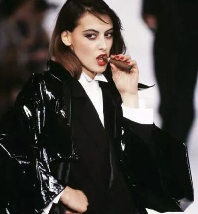 超模Ines de la Fressange在1990年的婚礼