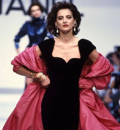 超模Ines de la Fressange在1990年的婚礼