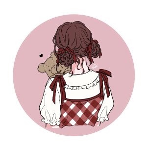 女孩子的甜美背影 发型和穿搭都很美 ins:15nachi
#女生头像##闺蜜头像##卡通头像##小清新# ​​​#团头#