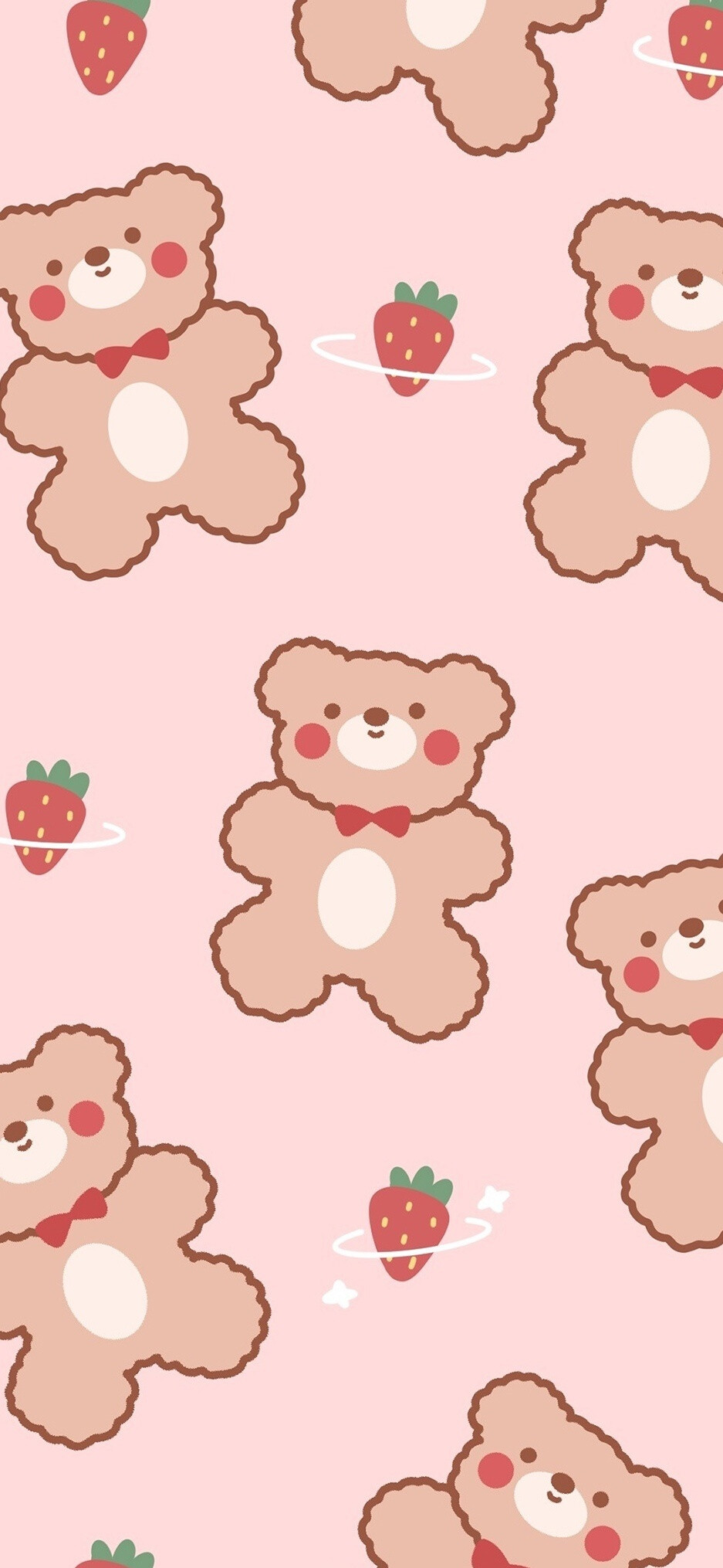 简约简单可爱萌萌哒or纯色小清新文艺范文字or卡通插画人物动物水果手机壁纸 粉色